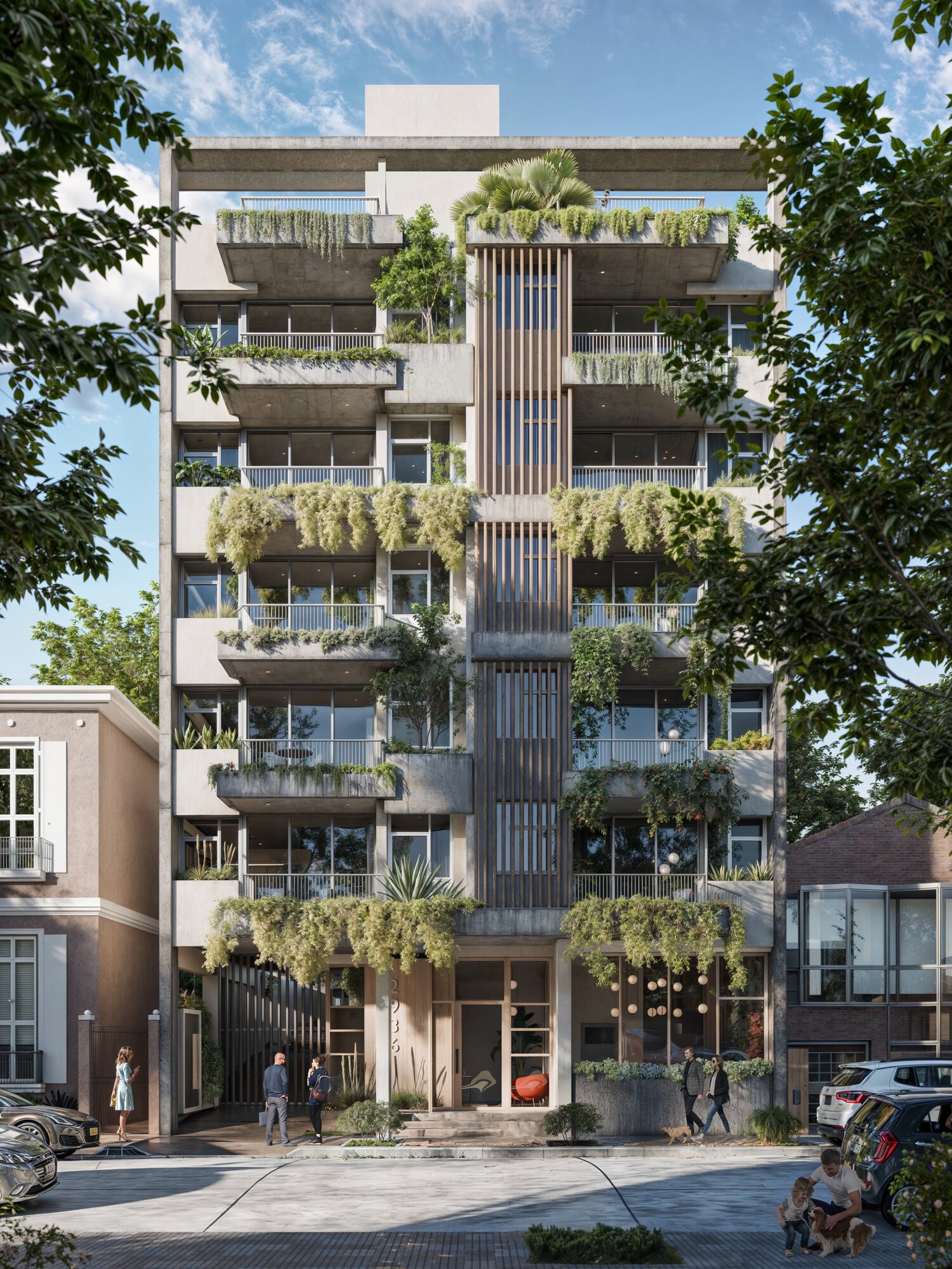 Terraflor — biophilic facade