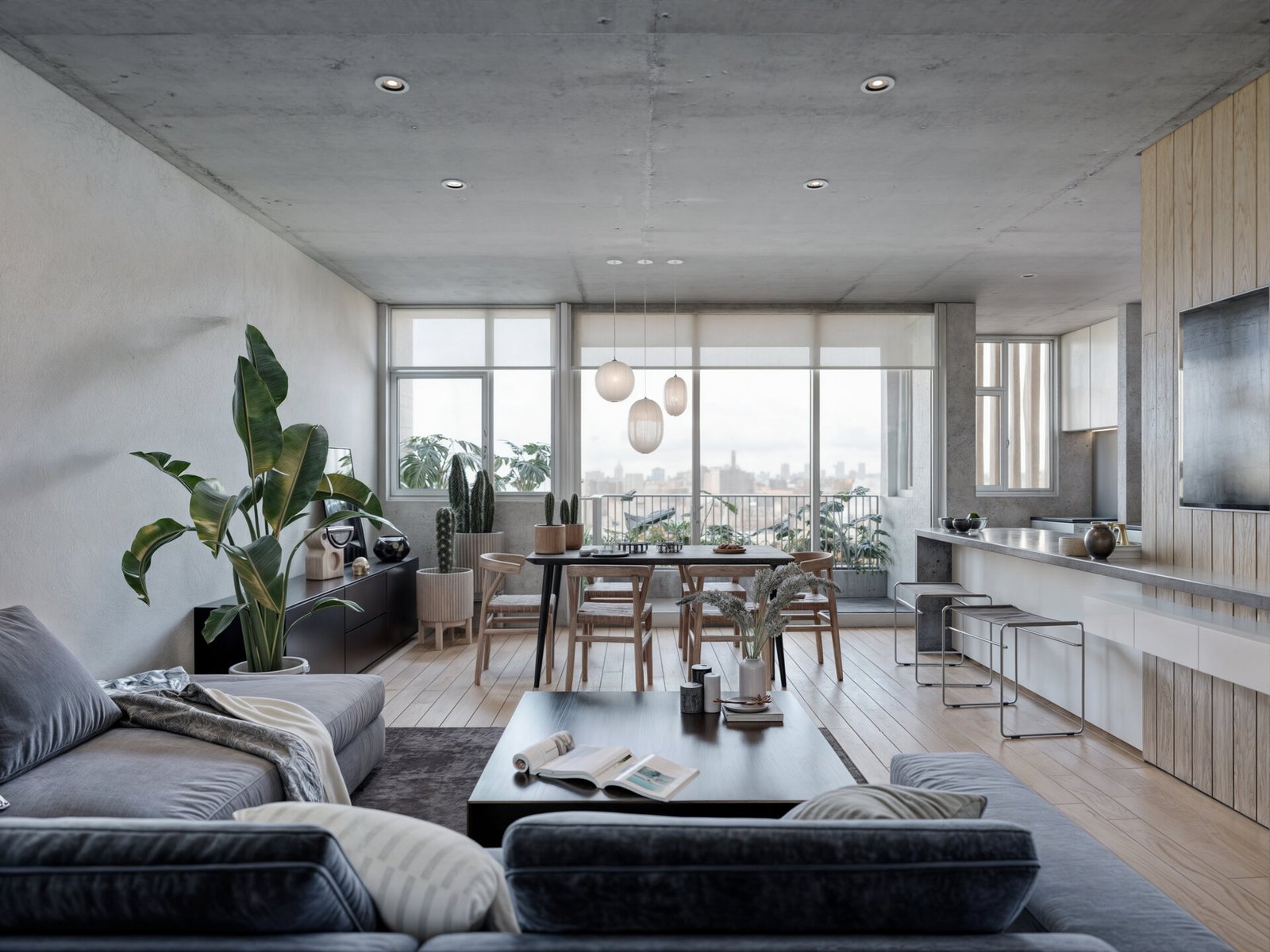 Living · Dining B