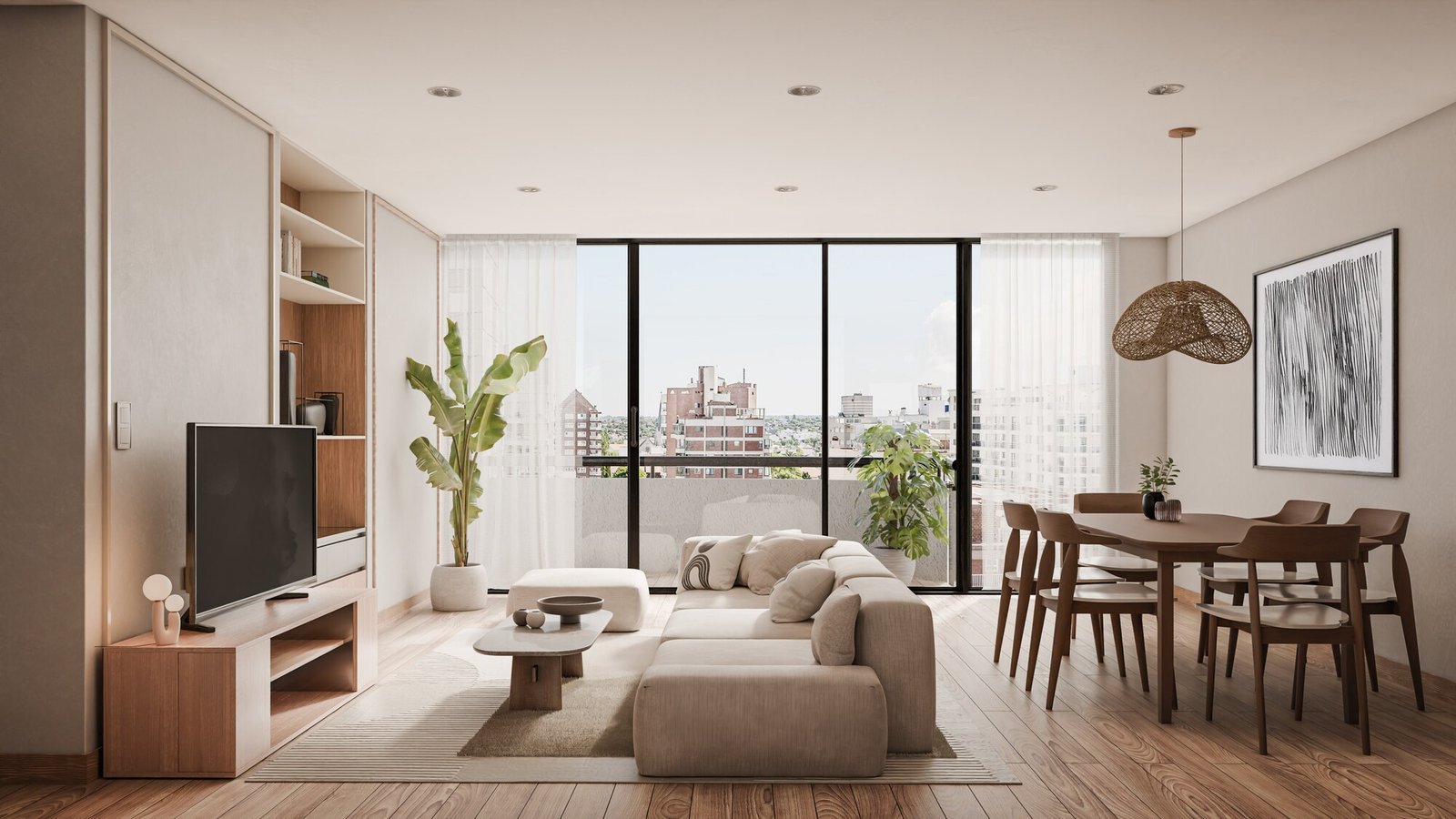 Living — 3 Amb