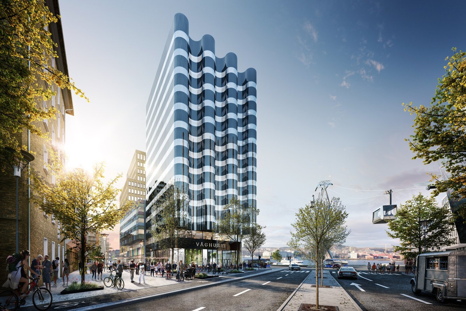 Past work — Swedish commercial tower